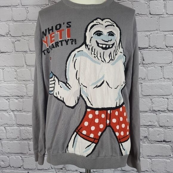 Target Christmas Yeti Sweater XL - Picture 2 of 9